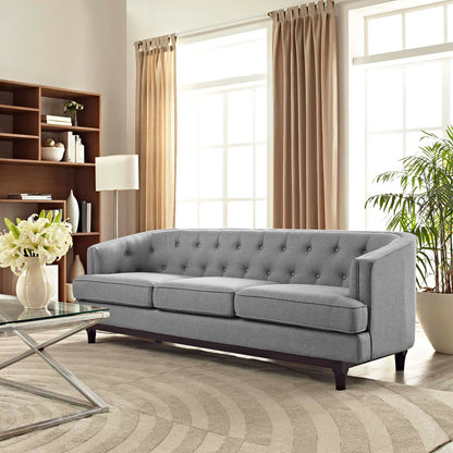 Coast Upholstered Fabric Sofa by Furniture for America