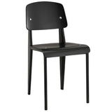 Eluned Dining Side Chair in Black Black