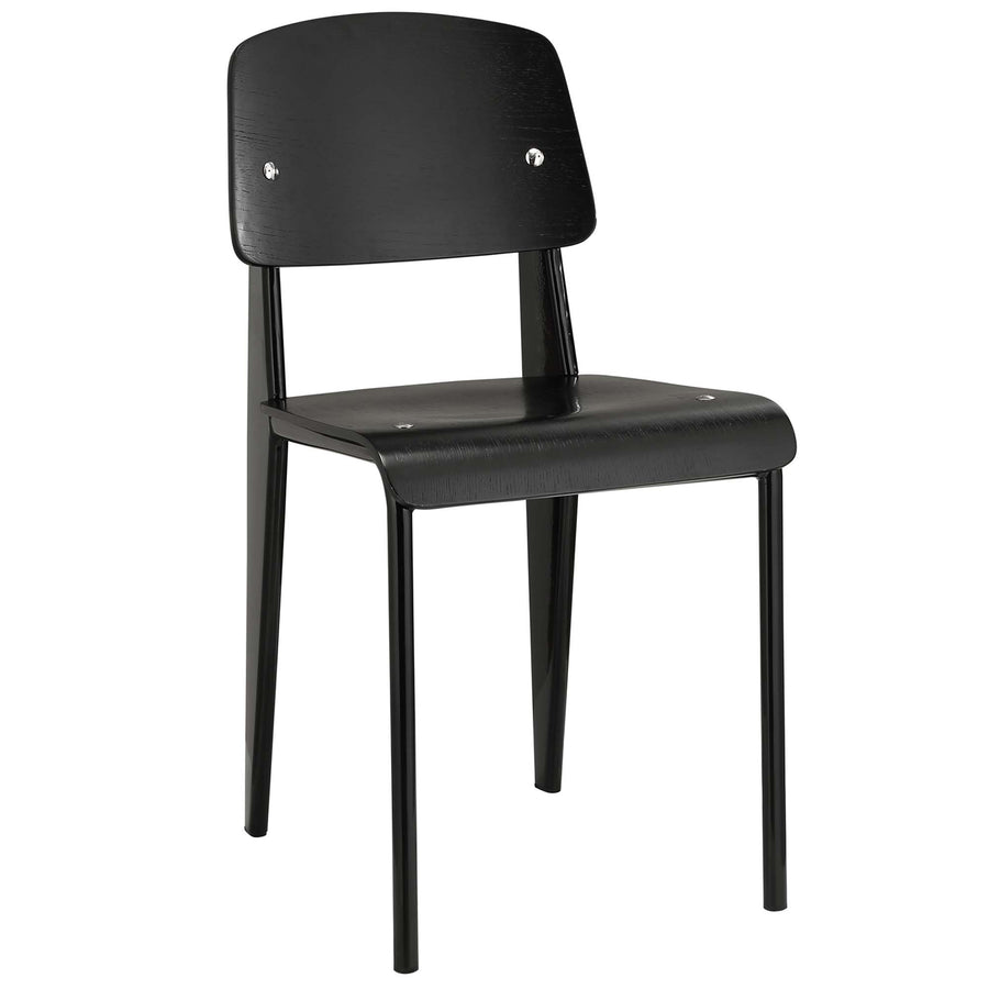 Eluned Dining Side Chair in Black Black