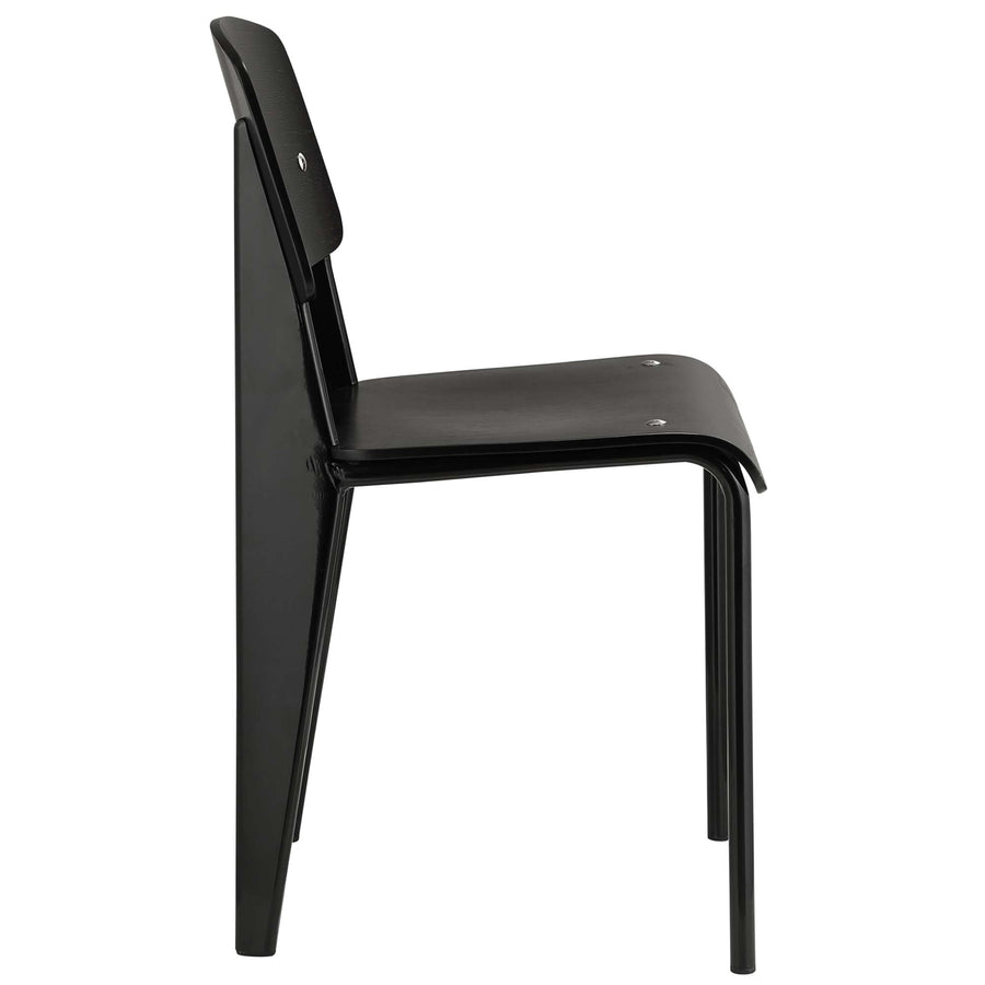 Eluned Dining Side Chair in Black Black