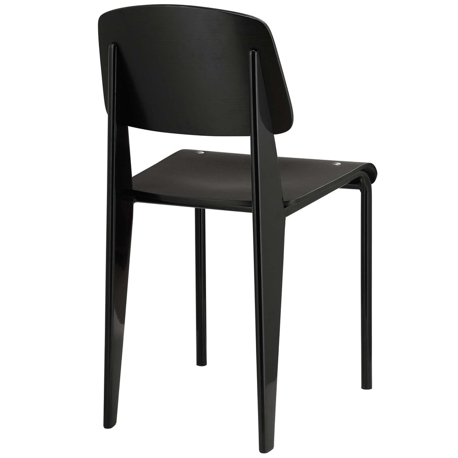Eluned Dining Side Chair in Black Black