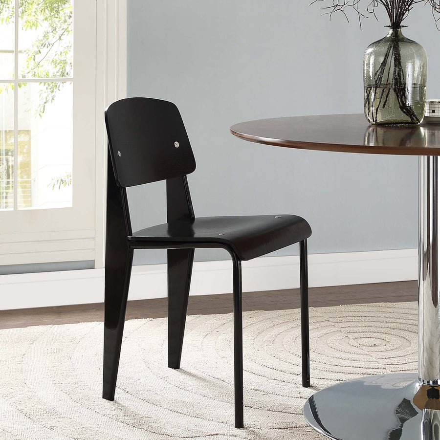 Eluned Dining Side Chair in Black Black