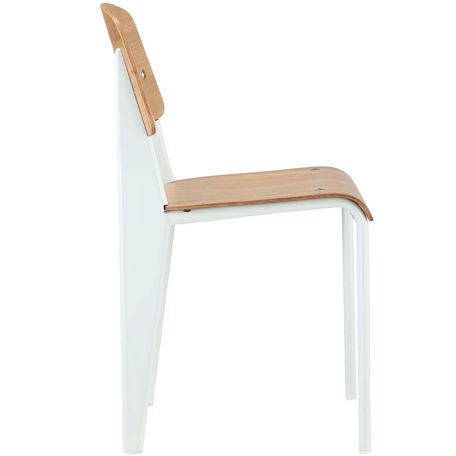 Eluned Dining Side Chair in Natural White