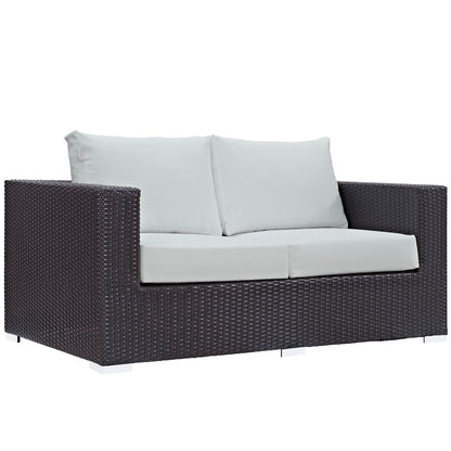 Convene 5 Piece Outdoor Patio Sofa Set by Furniture For America