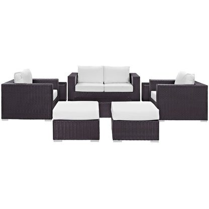 Convene 8 Piece Outdoor Patio Sofa Set by Furniture For America
