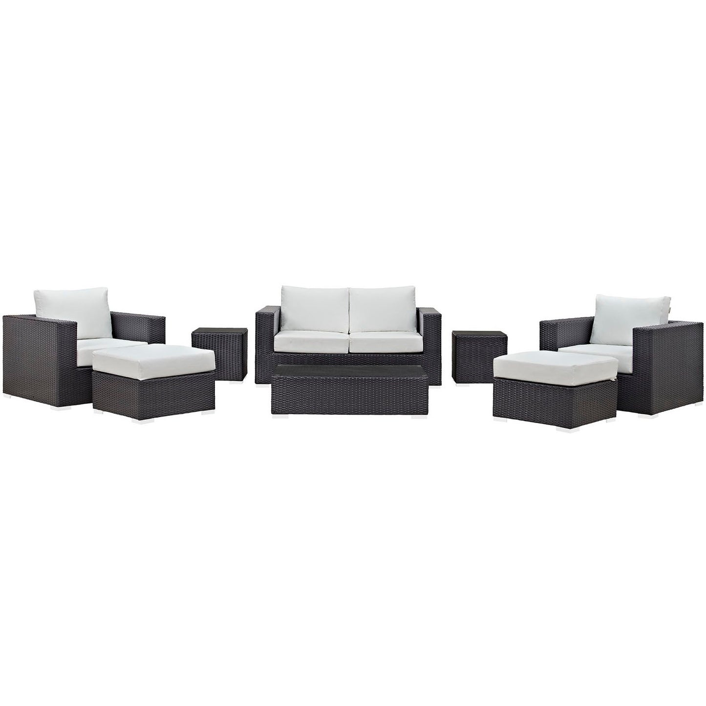 Convene 8 Piece Outdoor Patio Sofa Set by Furniture For America