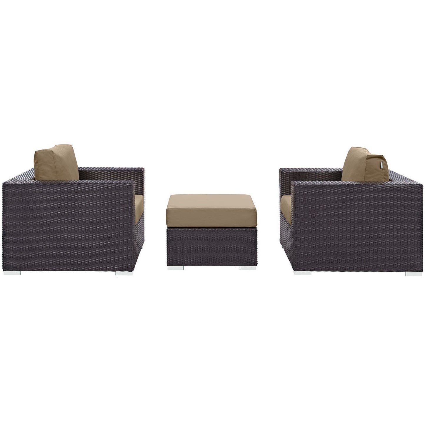 Convene 3 Piece Outdoor Patio Sofa Set by Furniture For America