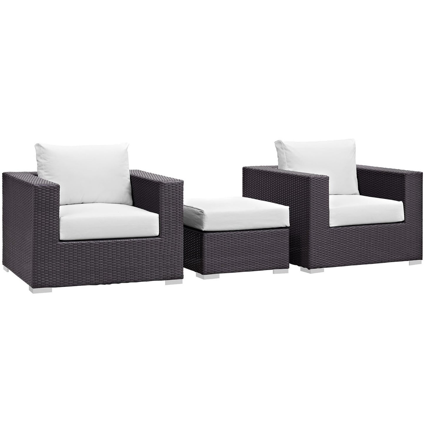 Convene 3 Piece Outdoor Patio Sofa Set by Furniture For America
