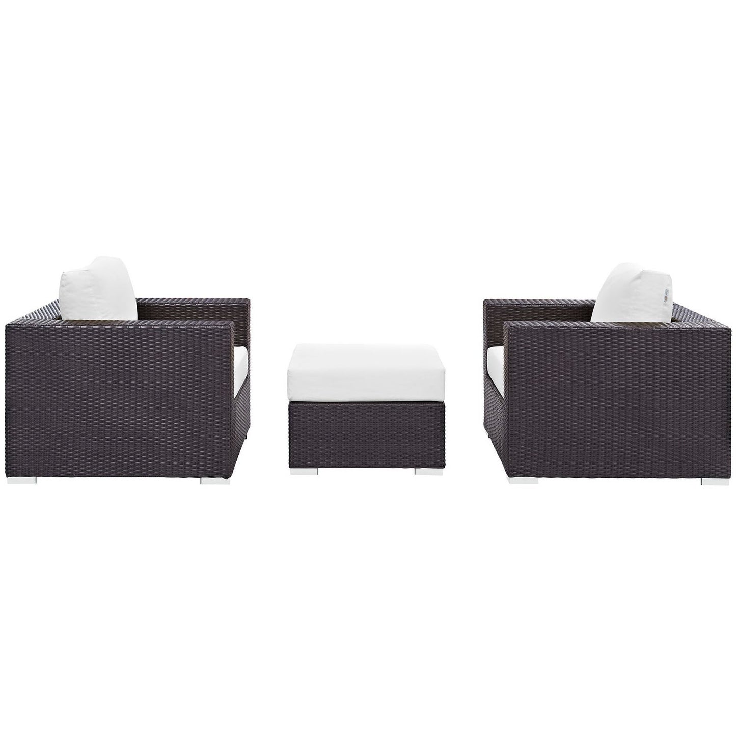 Convene 3 Piece Outdoor Patio Sofa Set by Furniture For America