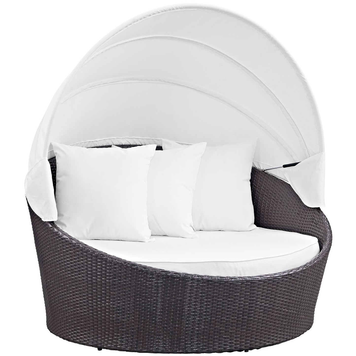 Convene Canopy Outdoor Patio Daybed by Furniture For America