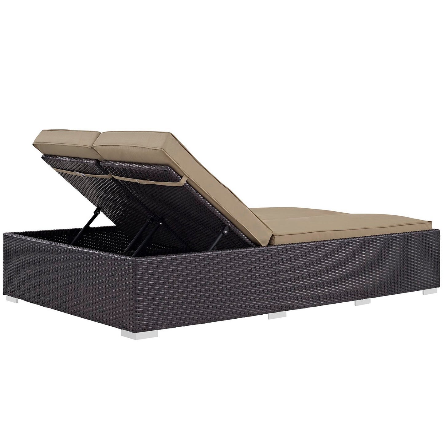 Convene Double Outdoor Patio Chaise by Furniture for America