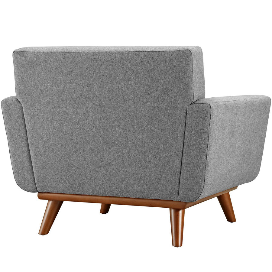 Flint 2 Piece Armchair and Ottoman in Expectation Gray