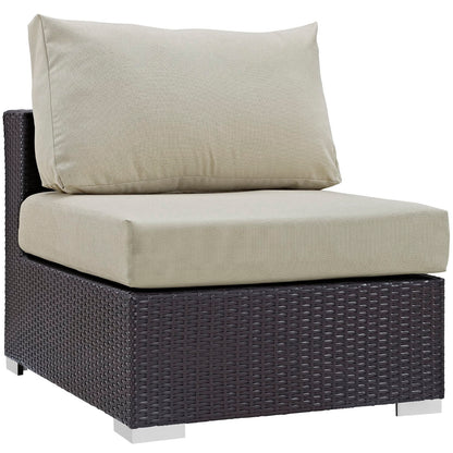 Convene 7 Piece Outdoor Patio Sectional Set by Furniture For America