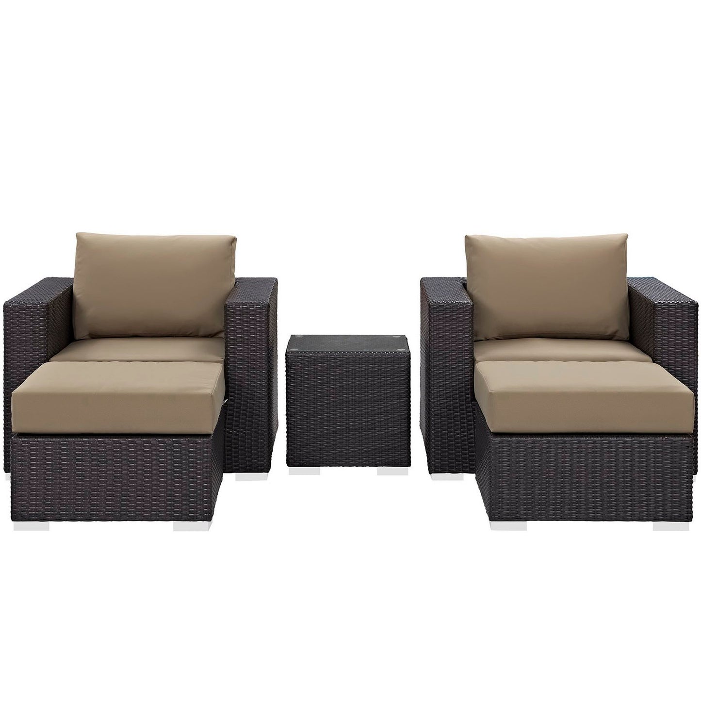 Convene 5 Piece Outdoor Patio Sectional Set by Furniture For America