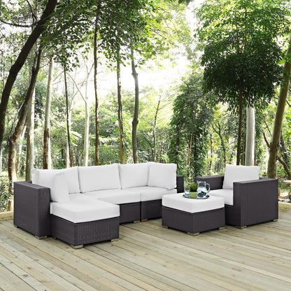 Convene 6 Piece Outdoor Patio Sectional Set by Furniture For America