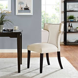 Spire Fabric Dining Chair in Beige