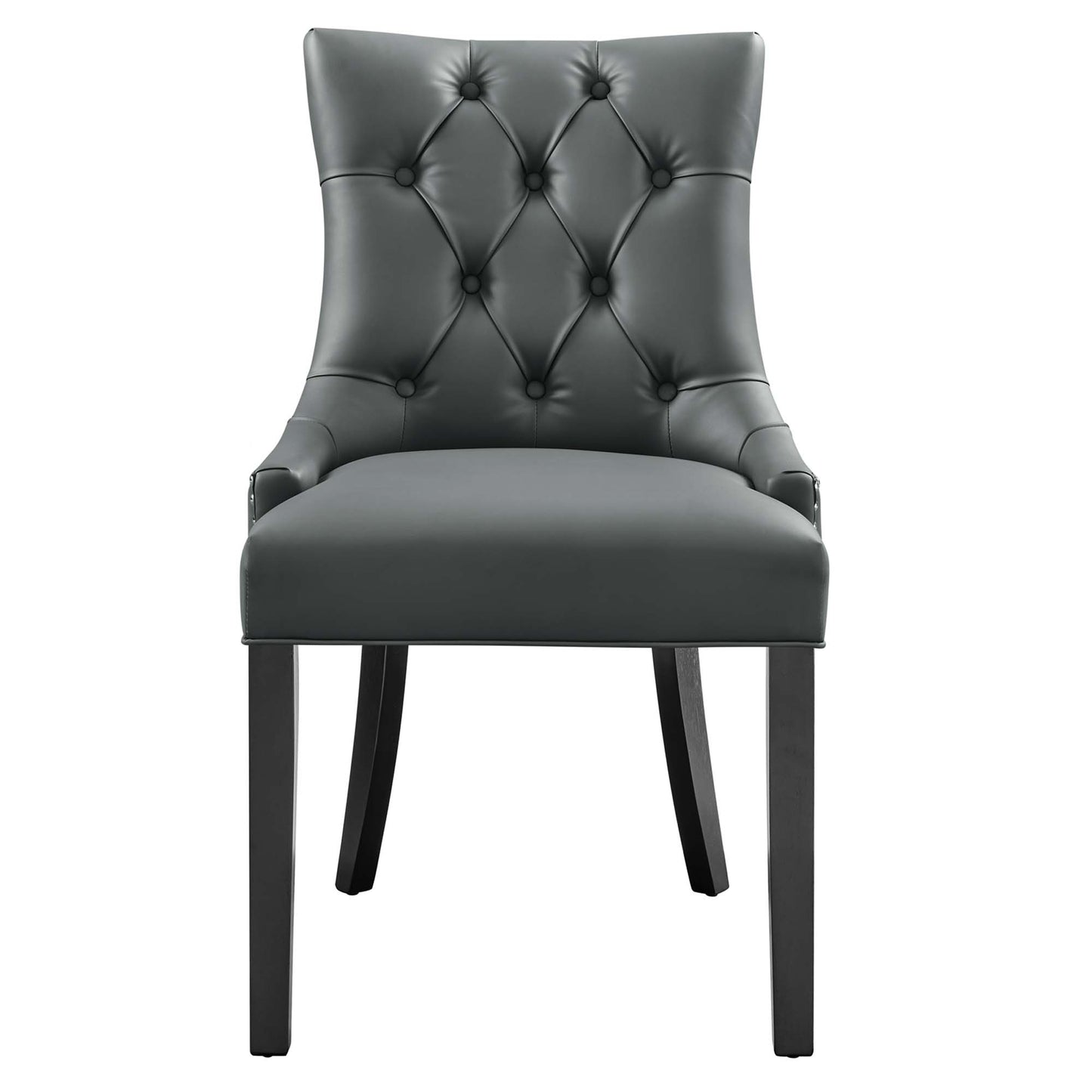 Regent Tufted Vegan Leather Dining Chair by Furniture for America