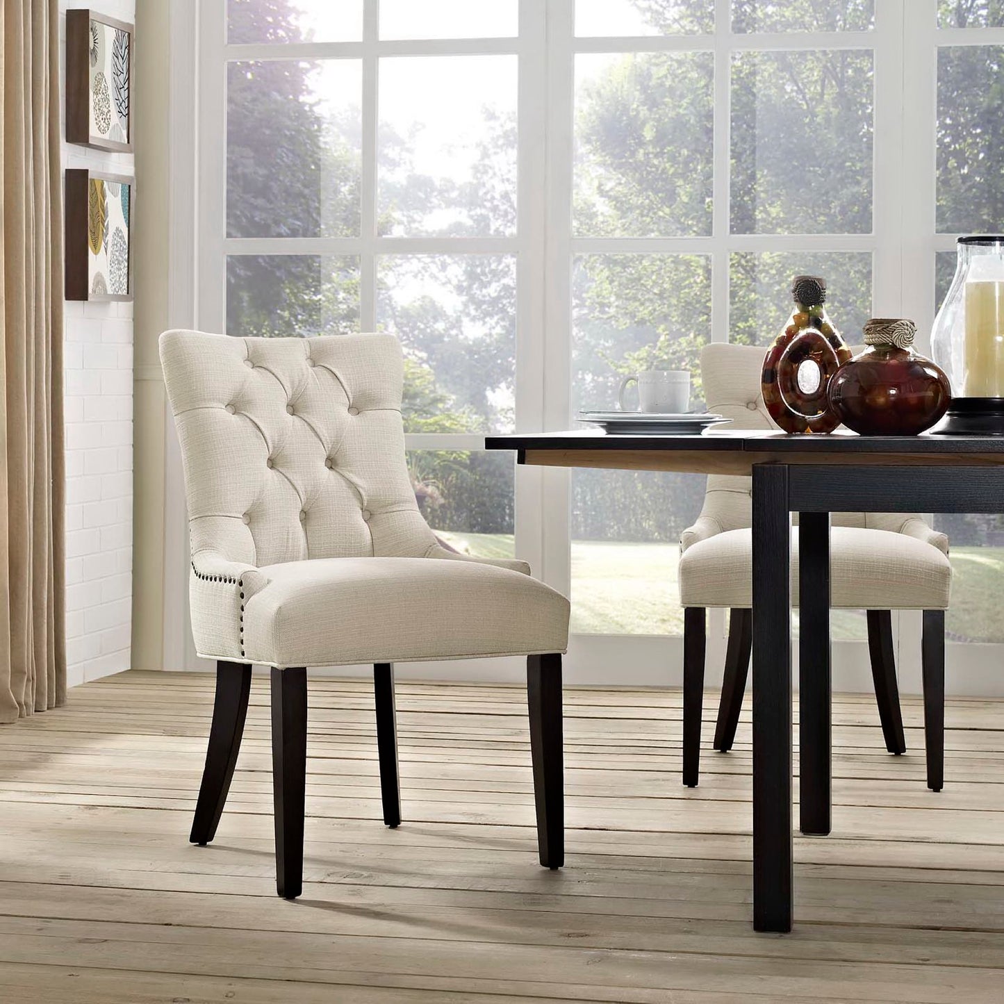 Regent Tufted Fabric Dining Chair by Furniture for America