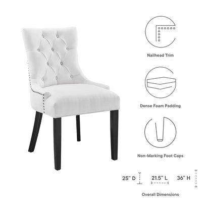 Regent Tufted Fabric Dining Chair by Furniture for America