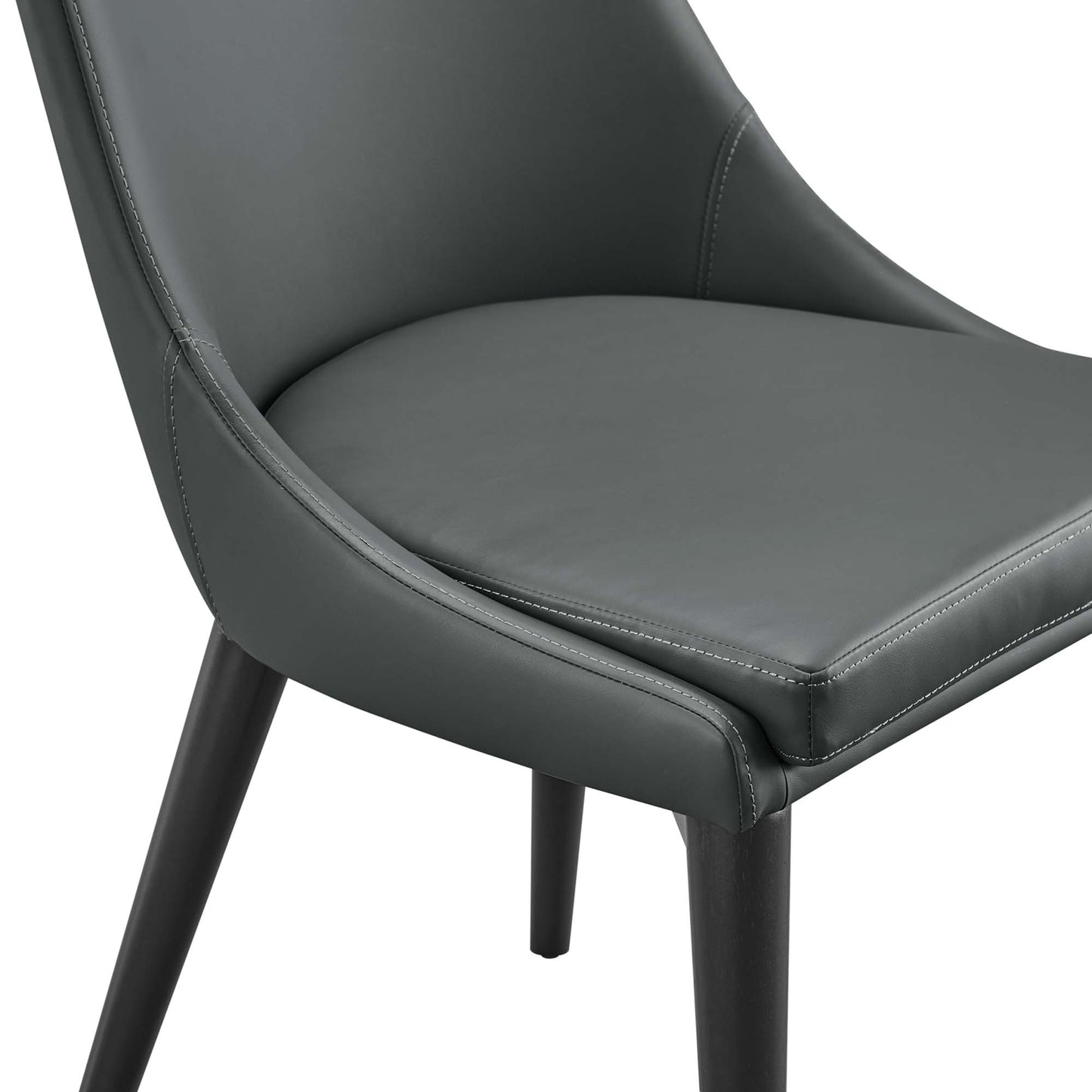 Viscount Vegan Leather Dining Chair by Furniture For America