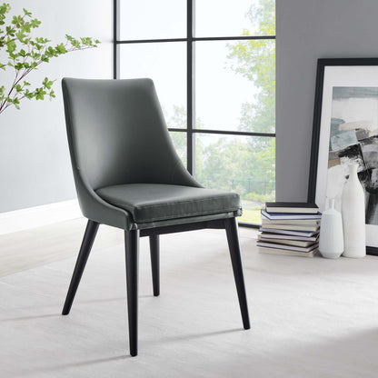 Viscount Vegan Leather Dining Chair by Furniture For America