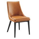 Foyer Vegan Leather Dining Chair in Tan