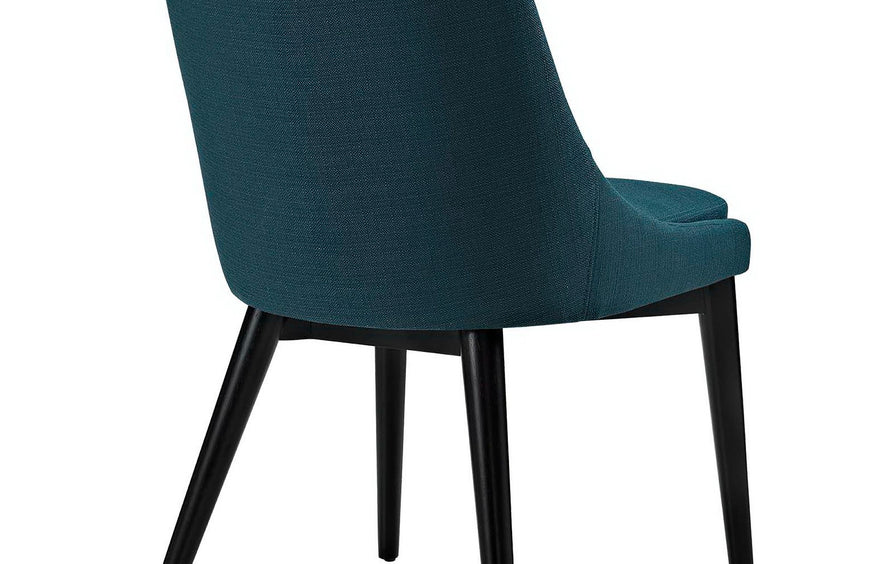 Foyer Fabric Dining Chair in Azure