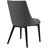 Foyer Fabric Dining Chair in Gray