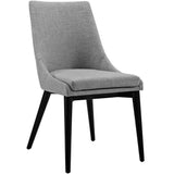 Foyer Fabric Dining Chair in Light Gray