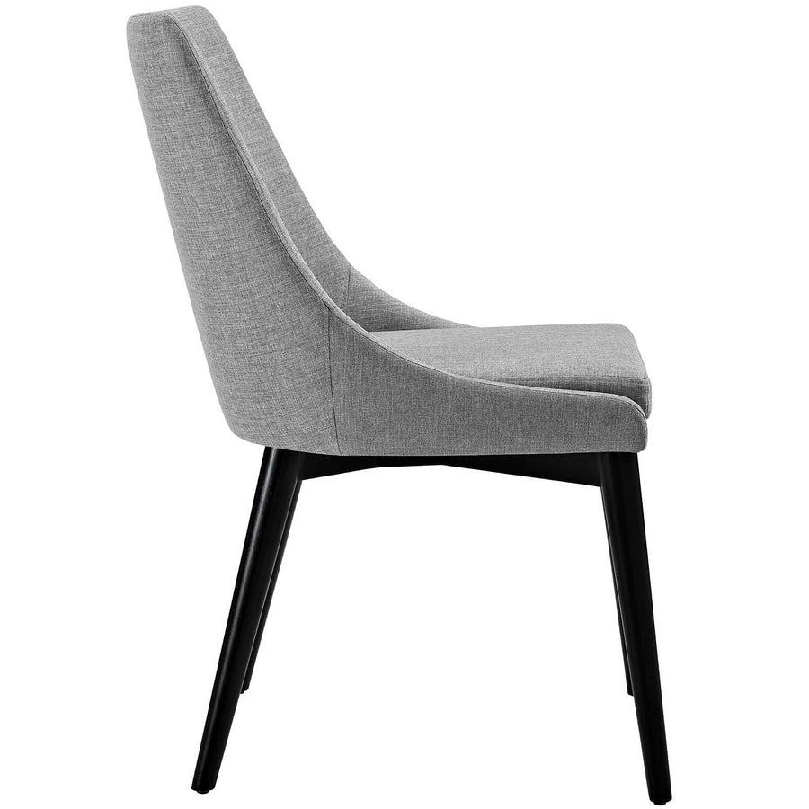 Foyer Fabric Dining Chair in Light Gray