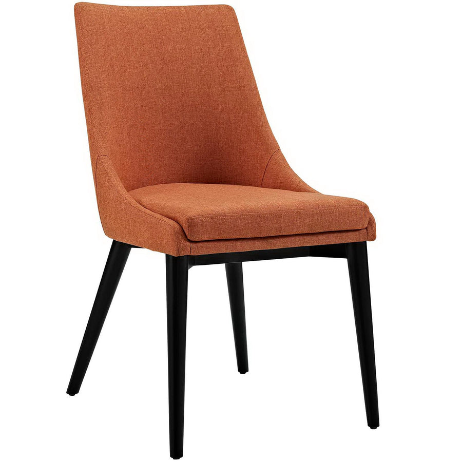 Foyer Fabric Dining Chair in Orange