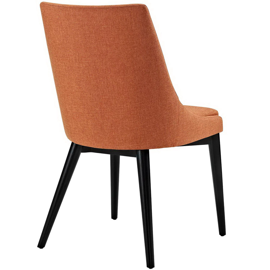 Foyer Fabric Dining Chair in Orange