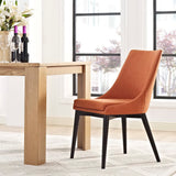 Foyer Fabric Dining Chair in Orange