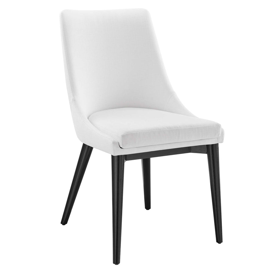 Foyer Fabric Dining Chair in White