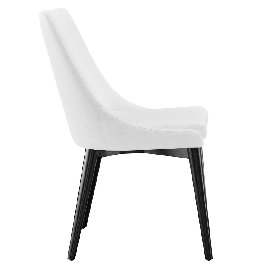 Foyer Fabric Dining Chair in White