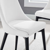 Foyer Fabric Dining Chair in White