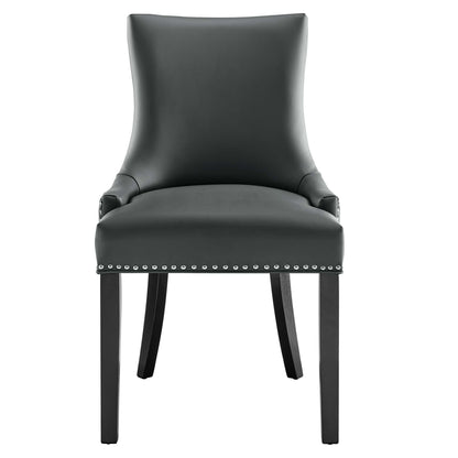 Marquis Vegan Leather Dining Chair by Furniture For America