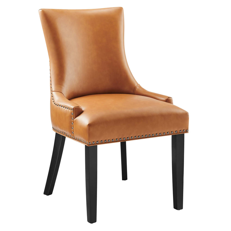 Vista Vegan Leather Dining Chair in Tan