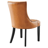 Vista Vegan Leather Dining Chair in Tan