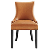 Vista Vegan Leather Dining Chair in Tan