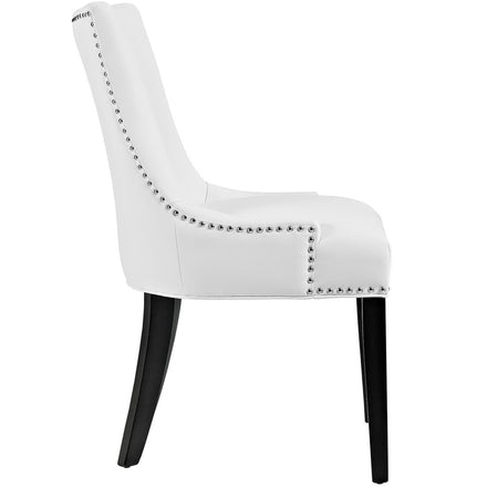 Marquis Vegan Leather Dining Chair in White