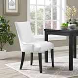 Vista Vegan Leather Dining Chair in White