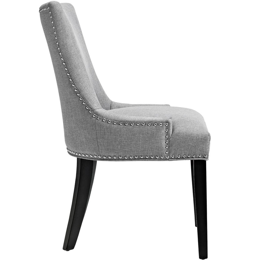Vista Fabric Dining Chair in Light Gray