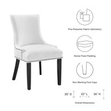 Vista Fabric Dining Chair in White