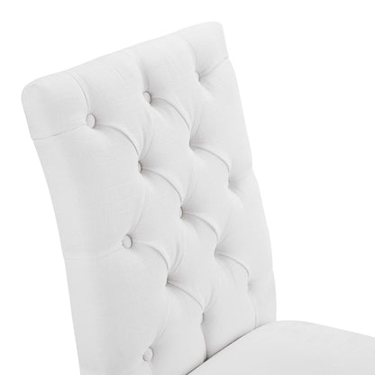 Duchess Button Tufted Fabric Dining Chair by Furniture For America