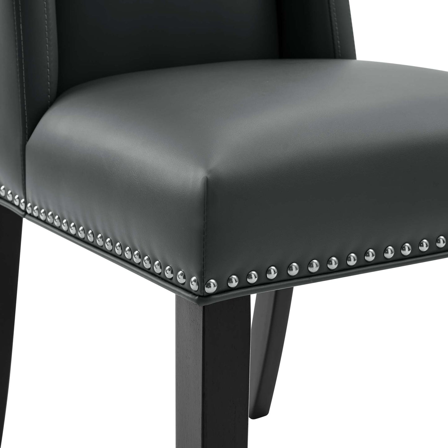 Baron Vegan Leather Dining Chair by Furniture For America