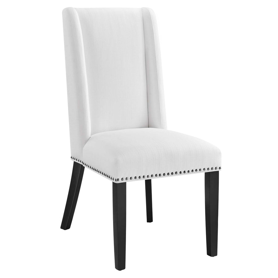 Lyra Fabric Dining Chair in White