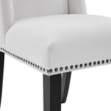 Lyra Fabric Dining Chair in White