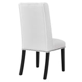 Lyra Fabric Dining Chair in White