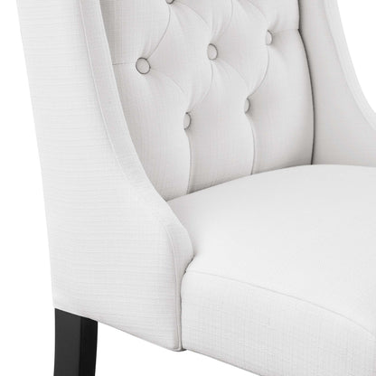 Baronet Button Tufted Fabric Dining Chair by Furniture For America